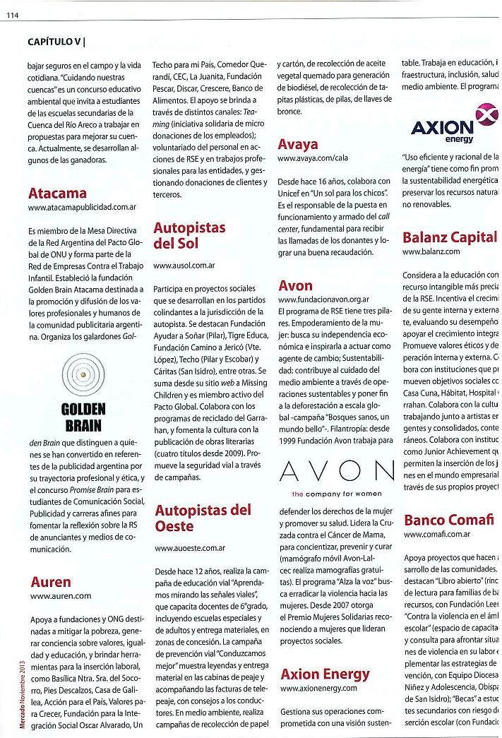 Auren en la Revista Mercado El Libro Blanco de la RSE