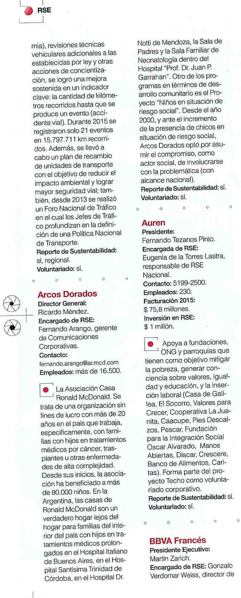 Auren en Revista Apertura. Guía RSE