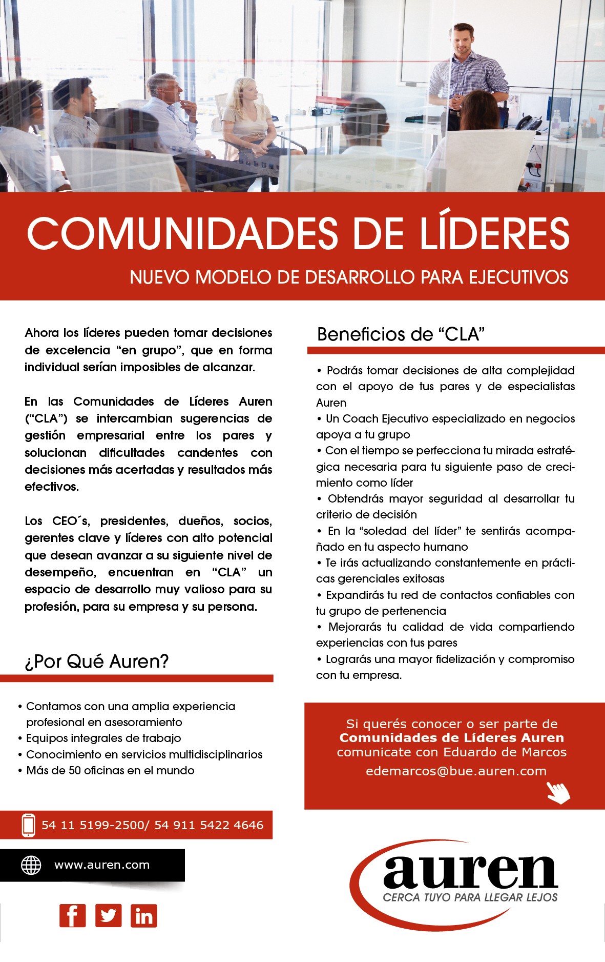 Auren presenta «Comunidades de Líderes»