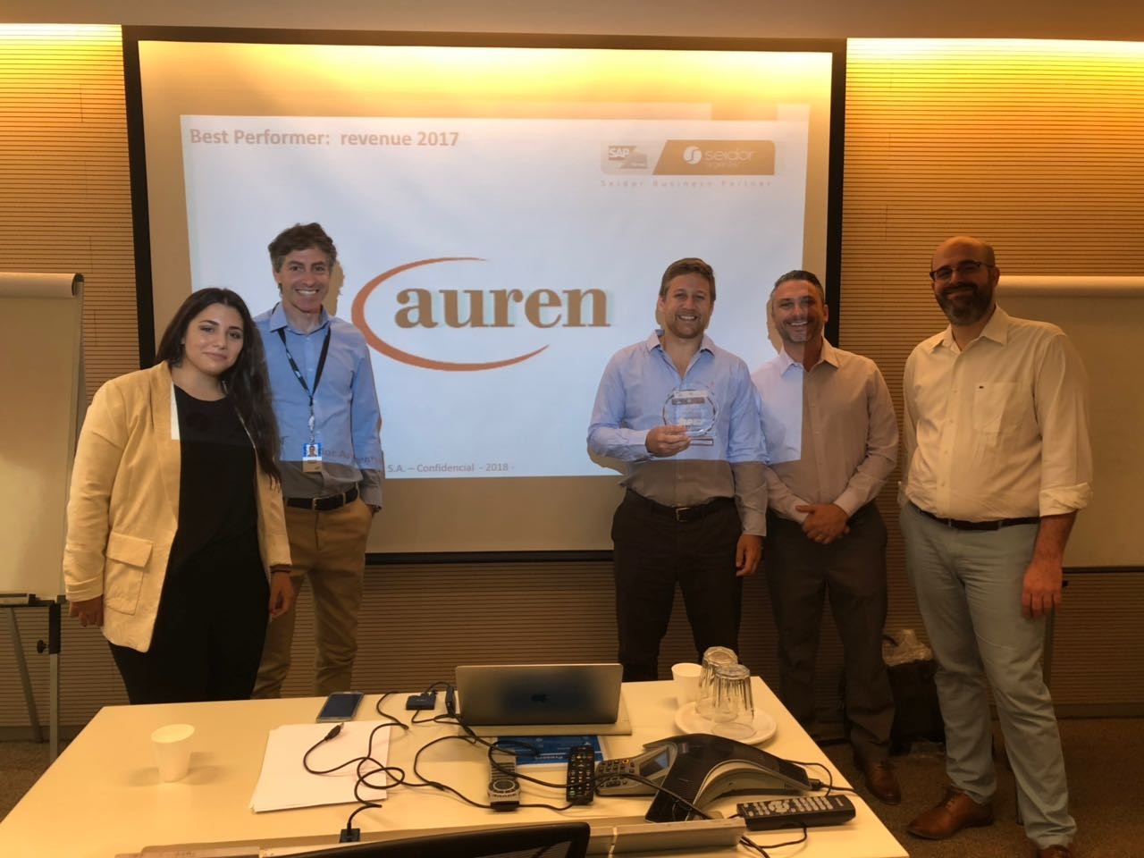 Auren recibió el premio «Best Selling 2017» de SAP Business One