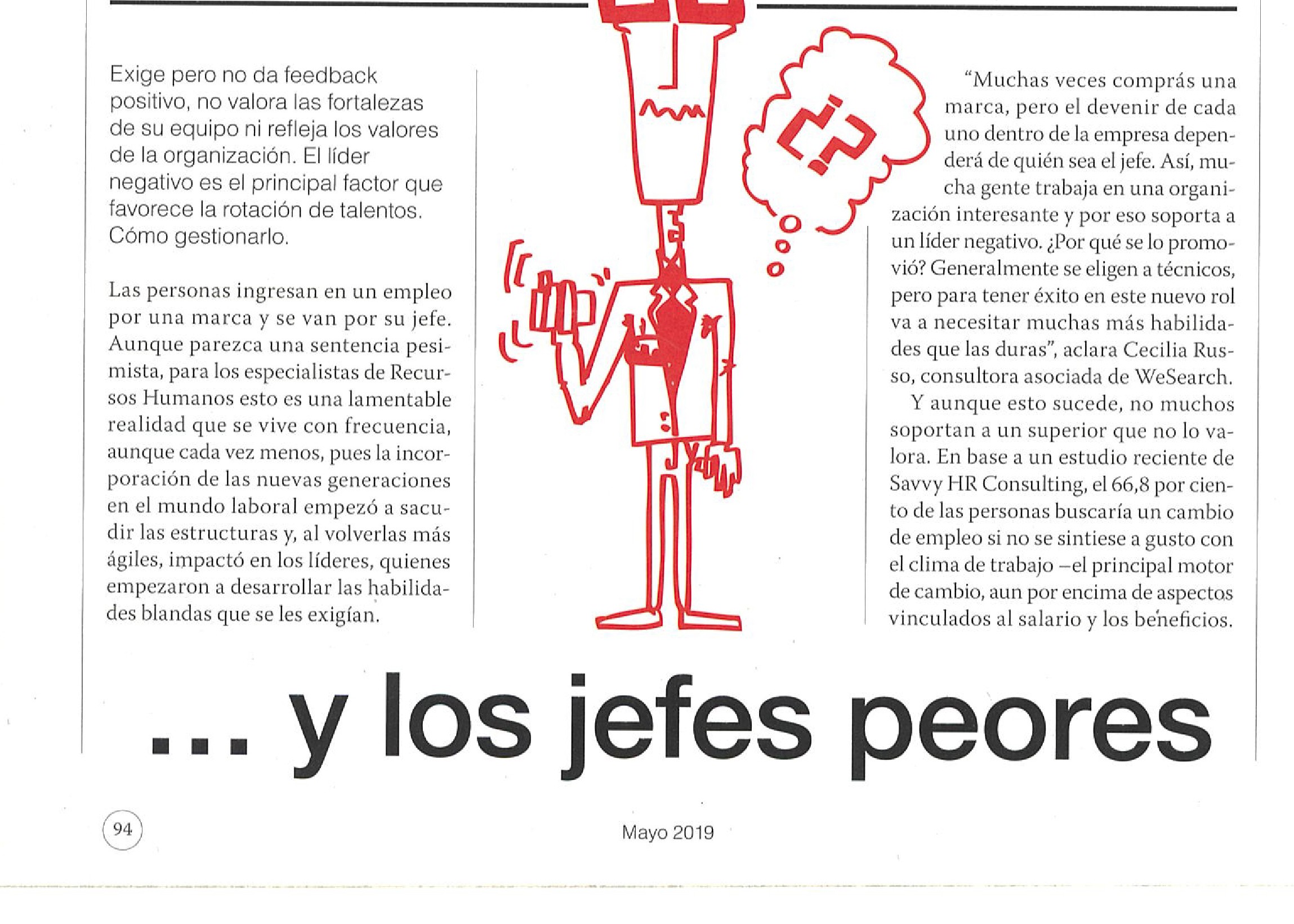 Prensa. Los peores Jefes (Revista Apertura Junio 2019) Prensa. Los peores Jefes (Revista Apertura Junio 2019)