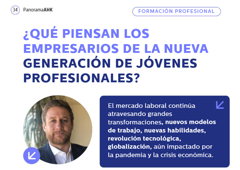 Prensa | ¿Qué piensan los empresarios de la nueva generación de jóvenes profesionales (Panorama AHK) Prensa | ¿Qué piensan los empresarios de la nueva generación de jóvenes profesionales (Panorama AHK)
