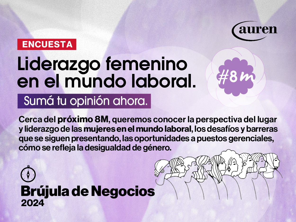 Novedades| Auren lanza encuesta sobre el «Liderazgo femenino en el mundo laboral» Novedades| Auren lanza encuesta sobre el «Liderazgo femenino en el mundo laboral»