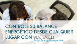 Representantes en exclusiva, para Chile, de la plataforma Icloud de gestión de consumos y eficiencia energética Wattabit Smart Energy  Management.