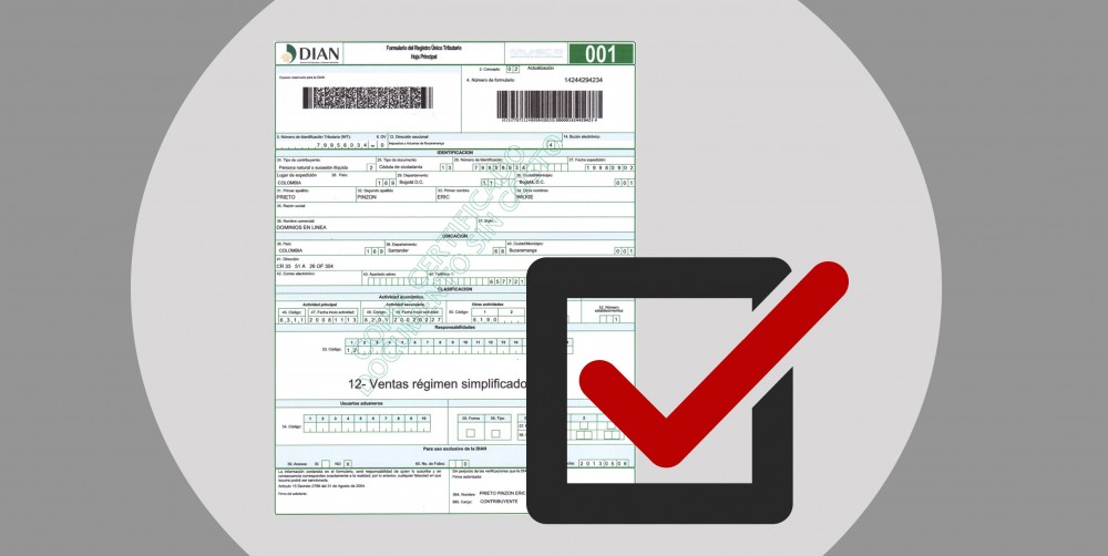 Nuevamente modificados trámites relacionados con el RUT