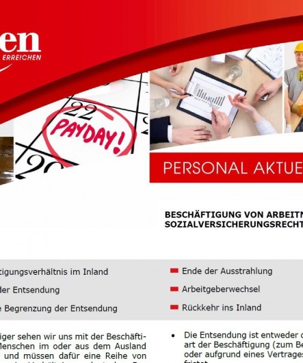 Arbeitnehmer im Ausland/Teil 1