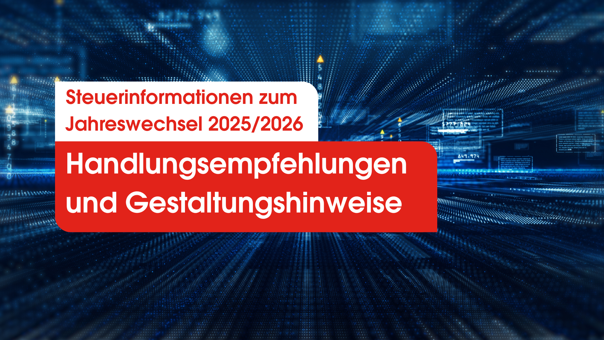 Jahreswechsel 2025/2026: Handlungsempfehlungen und Gestaltungshinweise