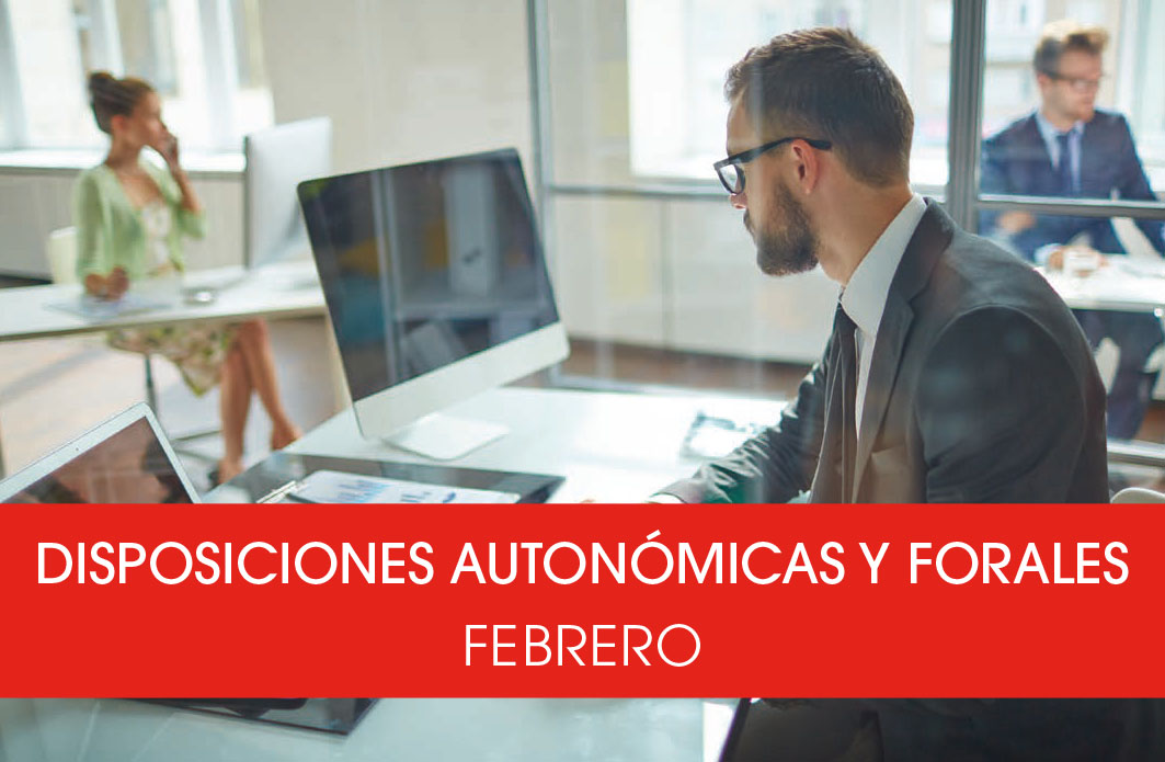 Disposiciones autonómicas y forales febrero 2023
