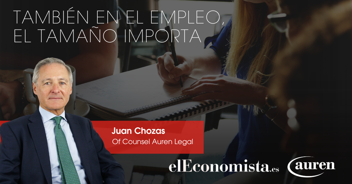 También en el empleo, el tamaño importa