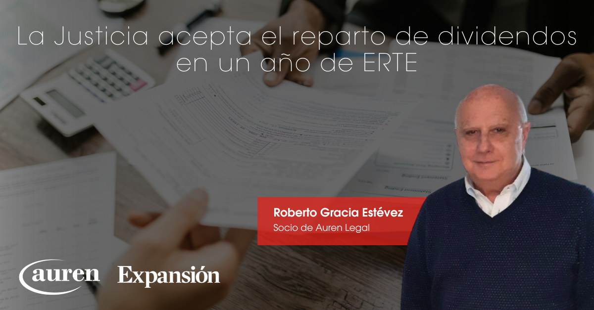 La Justicia acepta el reparto de dividendos en un año de ERTE La Justicia acepta el reparto de dividendos en un año de ERTE