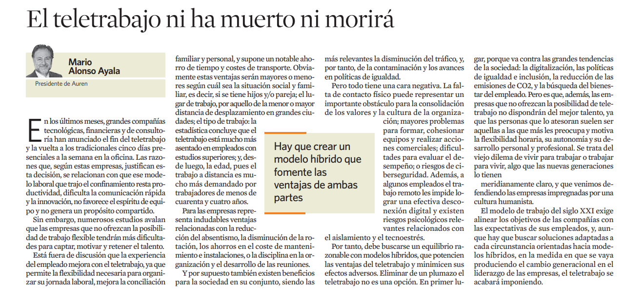 El teletrabajo ni ha muerto ni morirá El teletrabajo ni ha muerto ni morirá