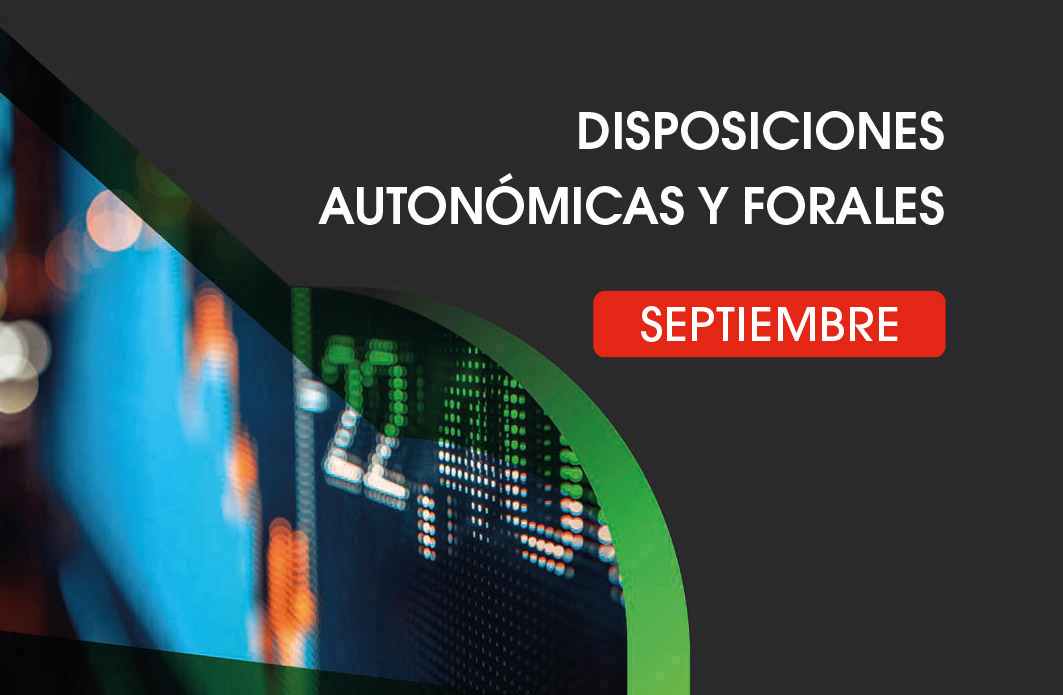 Disposiciones Autonómicas y Forales Septiembre 2025