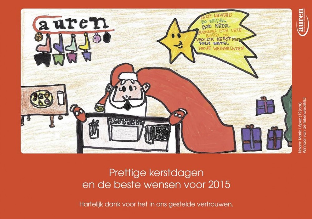 Fijne feestdagen en de beste wensen voor 2015!